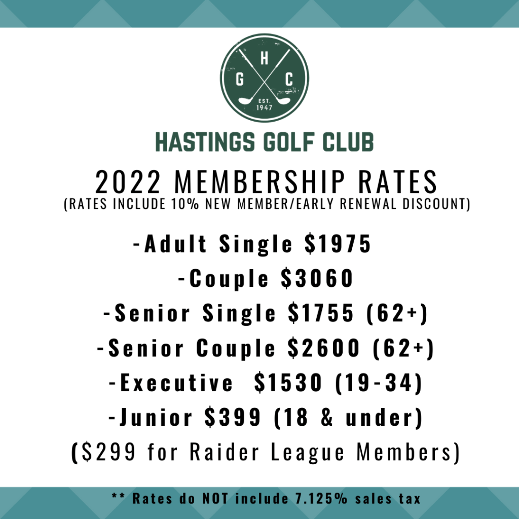 2022 Membership Rates